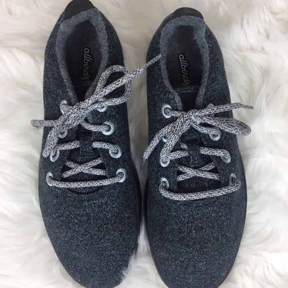 Allbirds womens charcoal gray blue wool runners - Picture 2 of 8